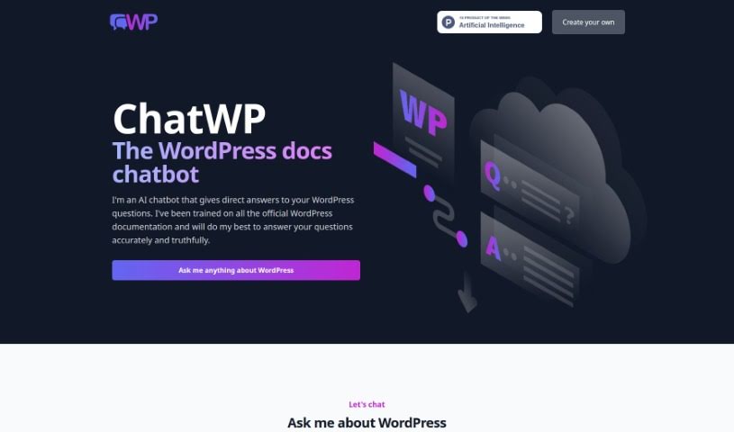 Screenshot of ChatWP