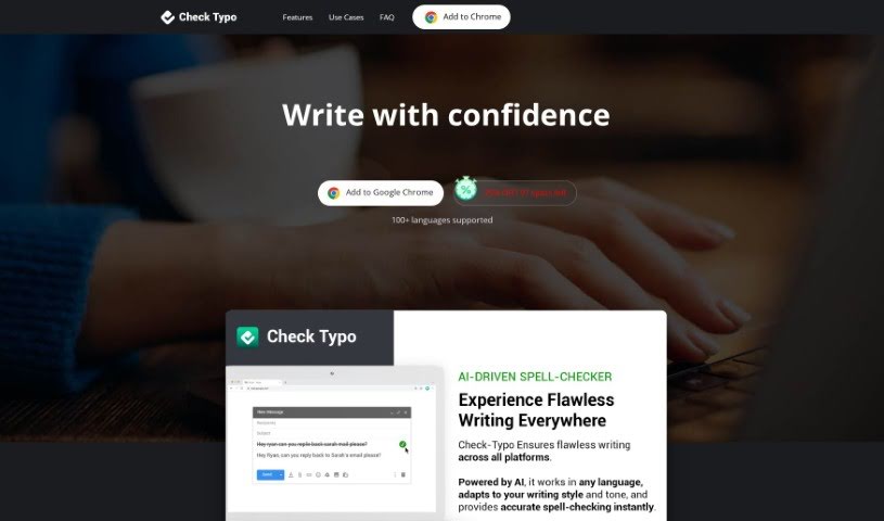 Screenshot of Check Typo