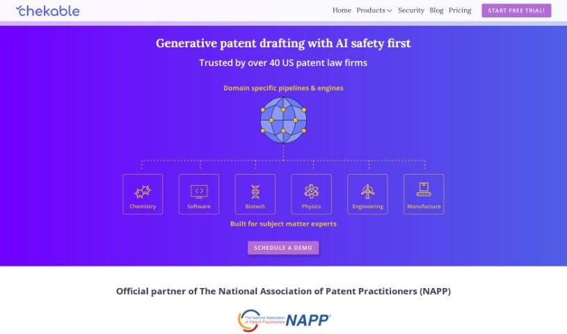 Screenshot of Chekable