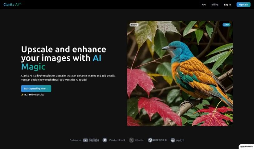 Screenshot of Clarityai