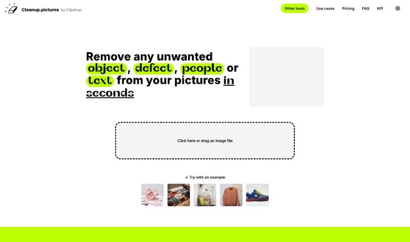 Screenshot of Cleanup Pictures