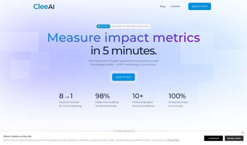 Screenshot of CleeAI