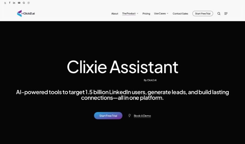 Screenshot of Click2.Ai