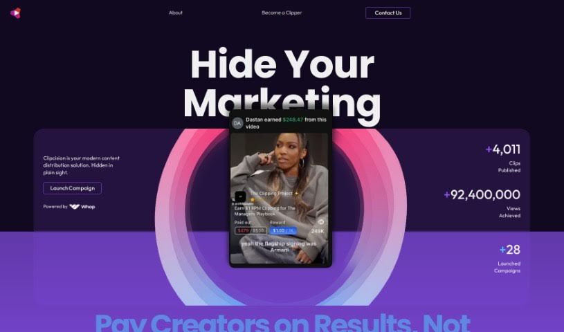 Screenshot of Clipcision