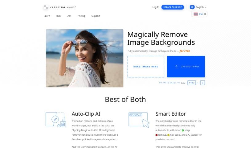 Screenshot of Clipping Magic