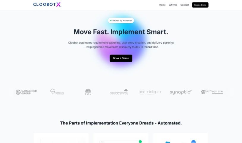 Screenshot of Cloobot X