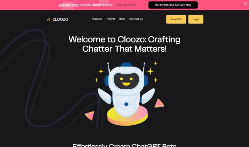 Screenshot of Cloozo