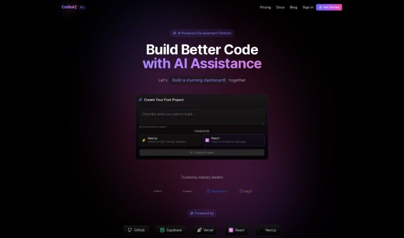 Screenshot of CodeAI
