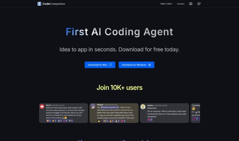 Screenshot of Codecompanion