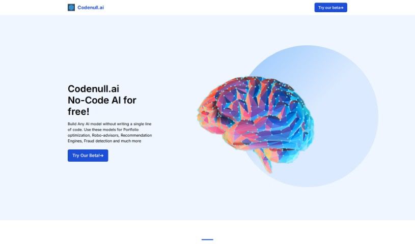 Screenshot of Codenull