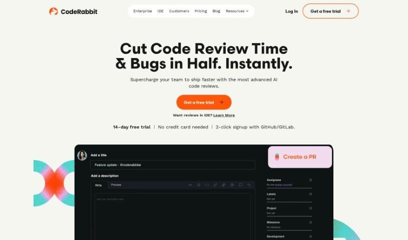 Screenshot of CodeRabbit