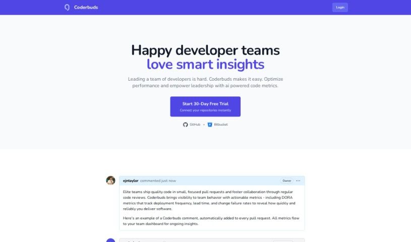 Screenshot of Coderbuds