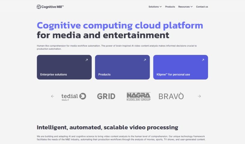 Screenshot of Cognitive Mill