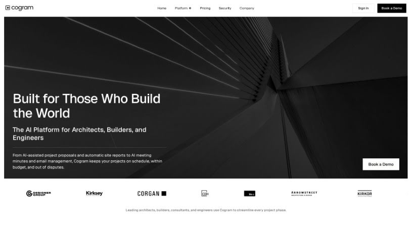Screenshot of Cogram