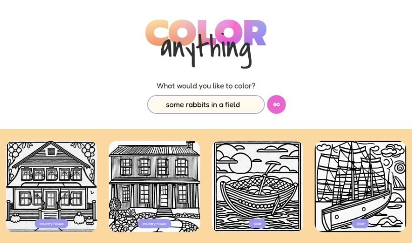 Screenshot of COLOR anything