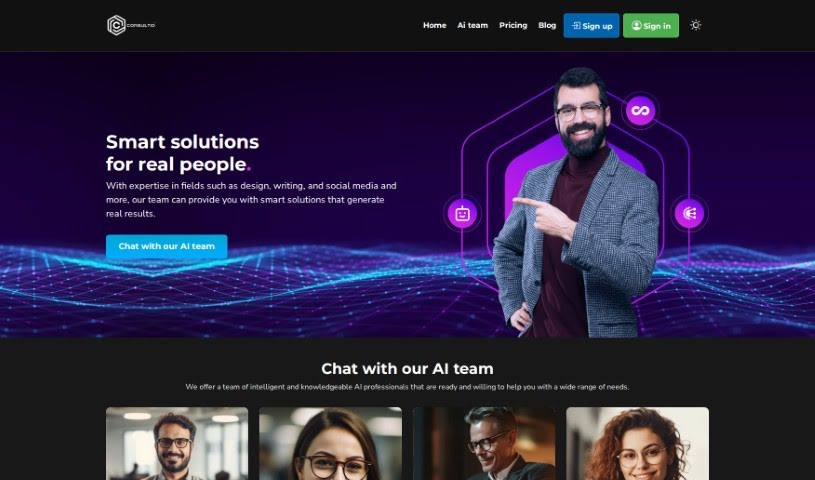 Screenshot of Consultio