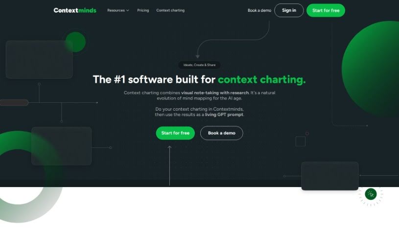 Screenshot of Contextminds