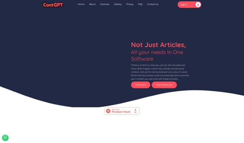 Screenshot of ContGpt