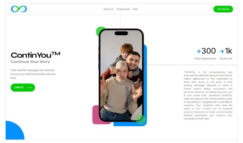 Screenshot of Continyou