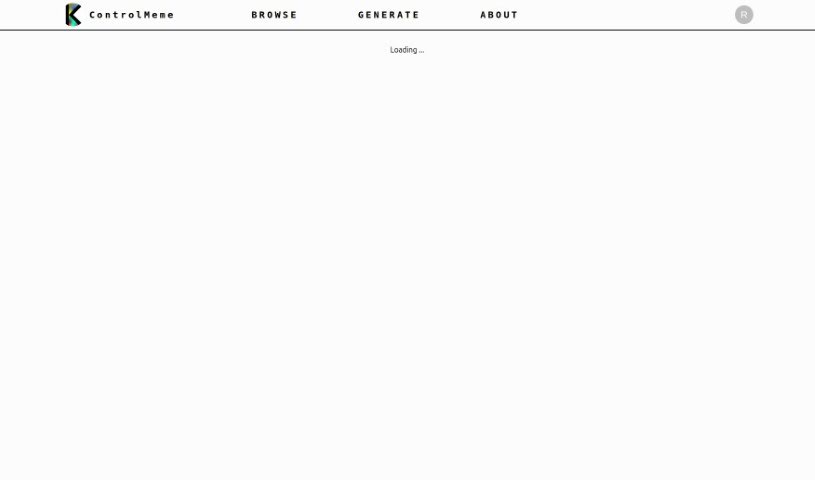 Screenshot of Controlmeme