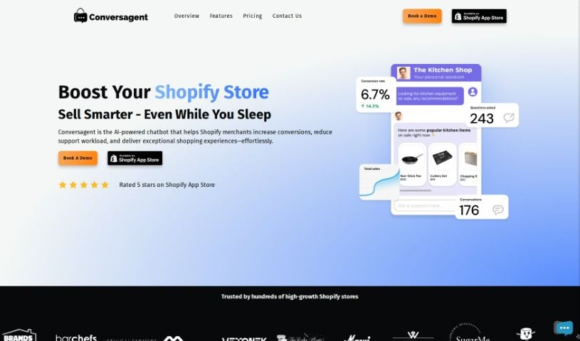 Screenshot of Conversagent