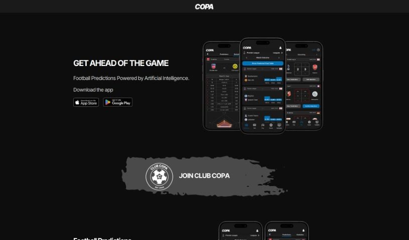 Screenshot of Copa