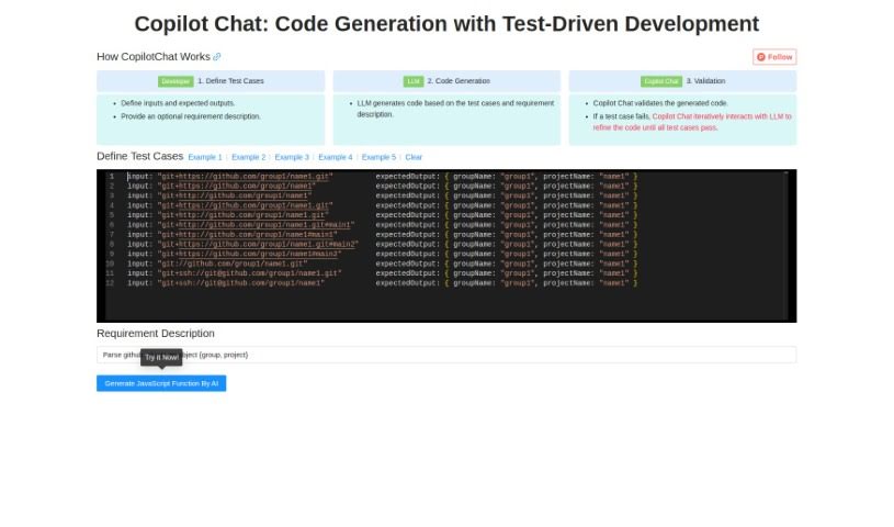 Screenshot of Copilotchat