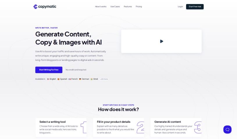 Screenshot of Copymatic