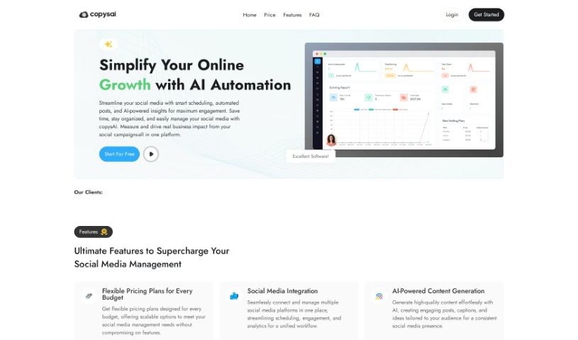 Screenshot of Copysai