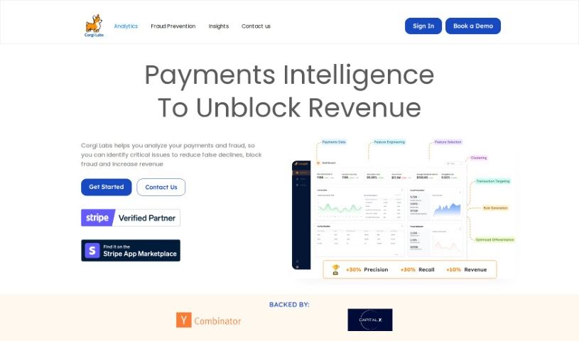 Screenshot of Corgi Labs