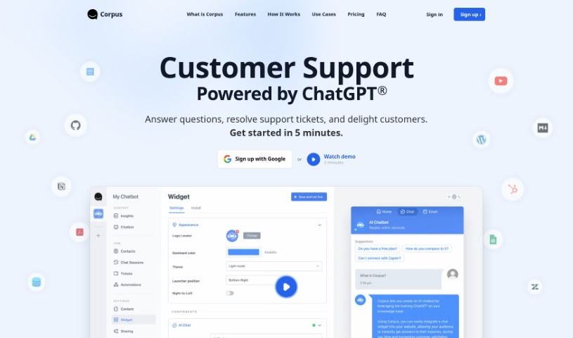 Screenshot of Corpus