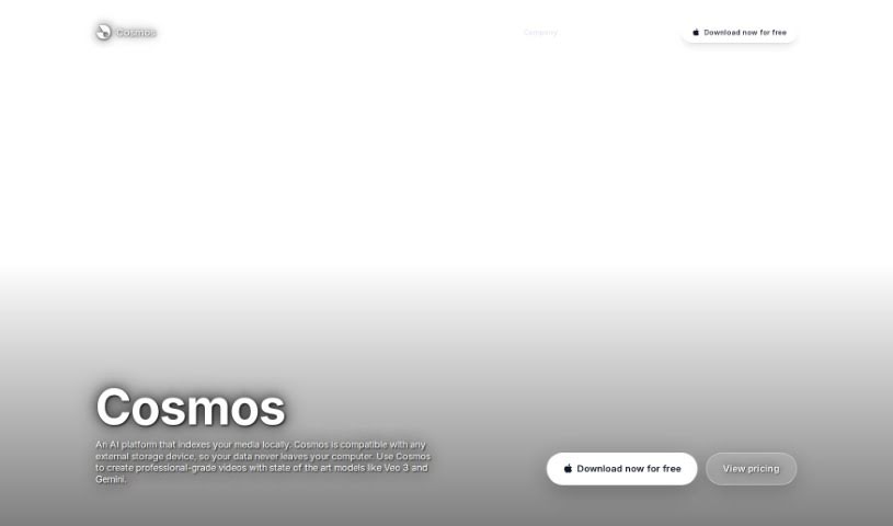 Screenshot of Cosmos