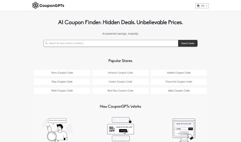 Screenshot of Coupongpts