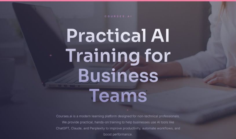 Screenshot of Courses Ai