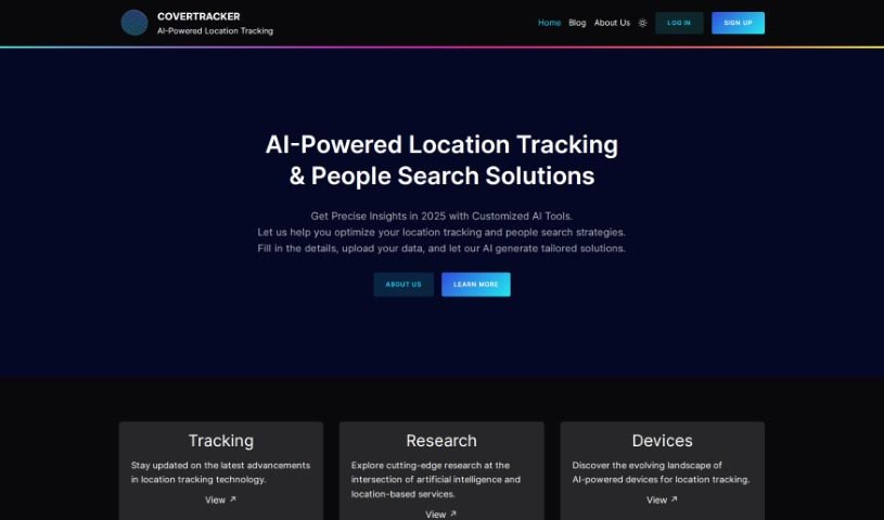 Screenshot of CoverBot