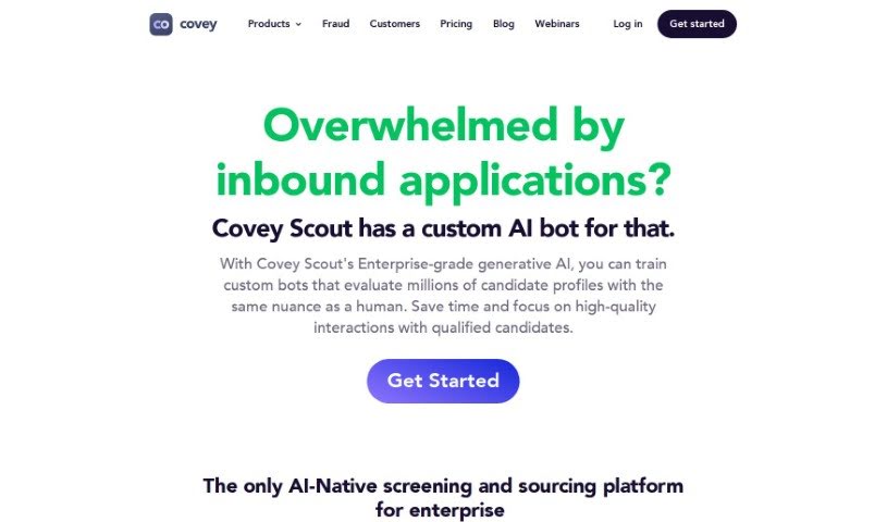 Screenshot of Covey Scout