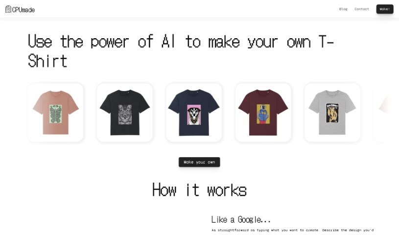 Screenshot of CPUmade