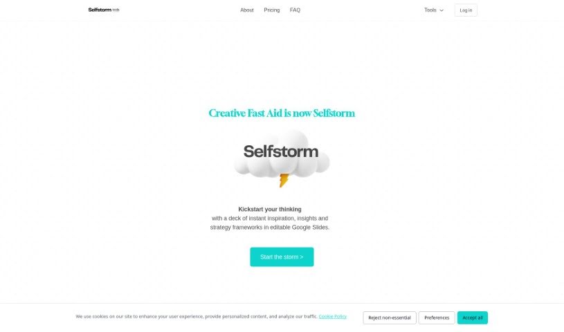 Screenshot of Creative Fast AID