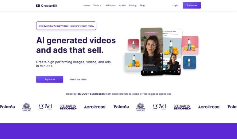 Screenshot of CreatorKit