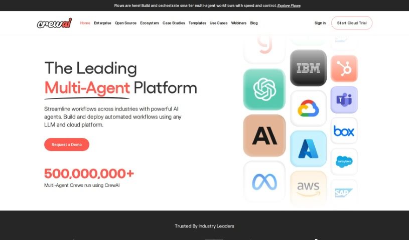 Screenshot of Crew AI