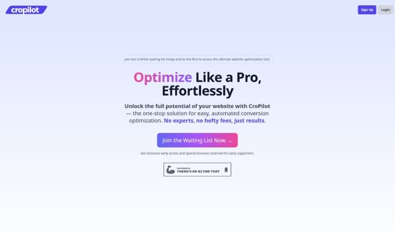 Screenshot of Cropilot