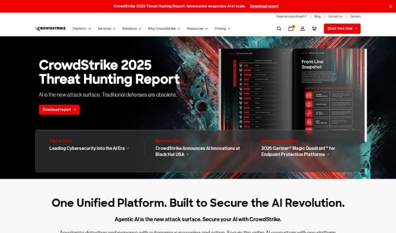Screenshot of CrowdStrike