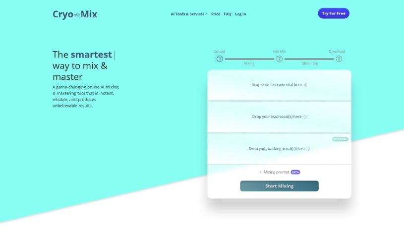 Screenshot of Cryo Mix