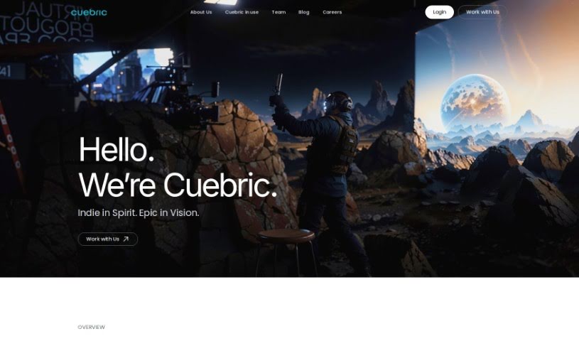 Screenshot of Cuebric