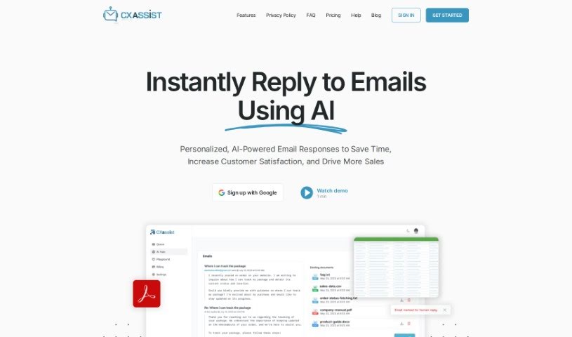 Screenshot of CX Assist