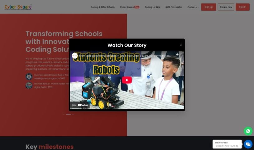 Screenshot of Cyber Square