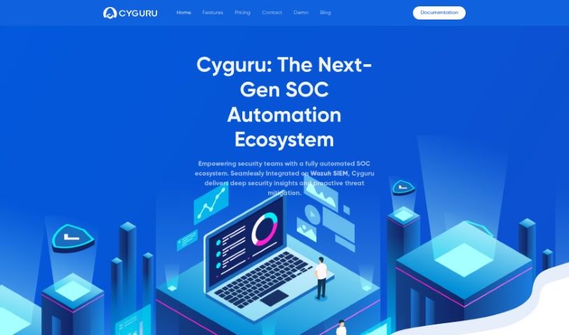 Screenshot of Cyguru