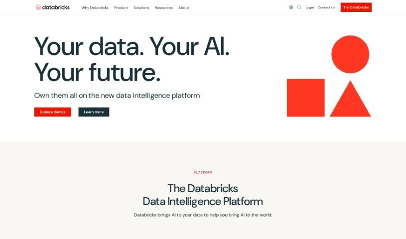 Screenshot of Databricks