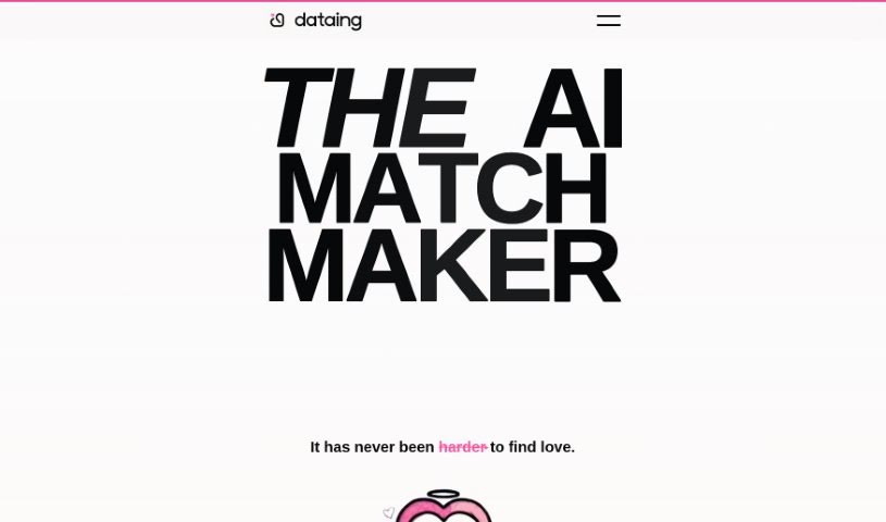 Screenshot of Dataing