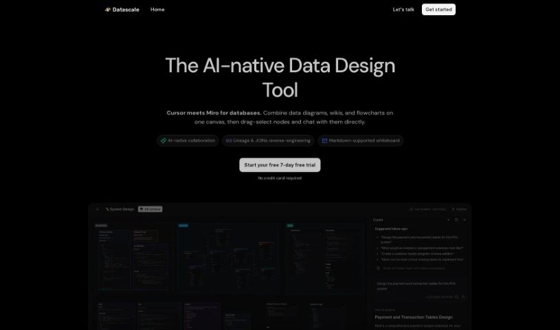 Screenshot of Datascale